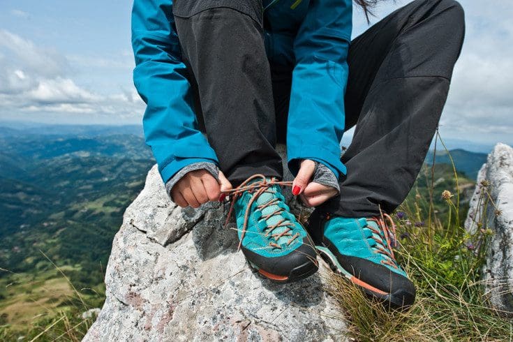 Richtige Schuhe zum Wandern Richtige Schuhe zum Wandern