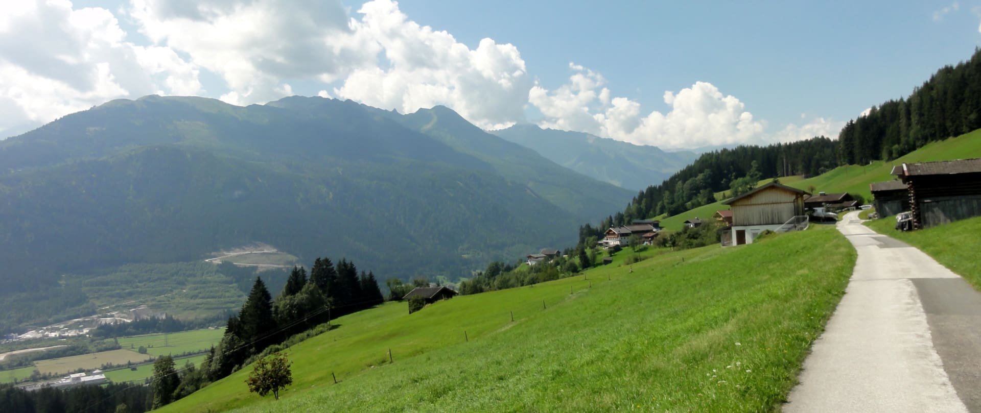Schöner Blick ins Salzachtal