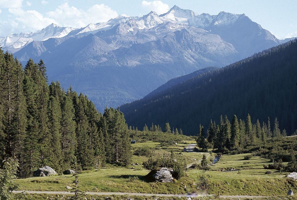 Blick talauswärts